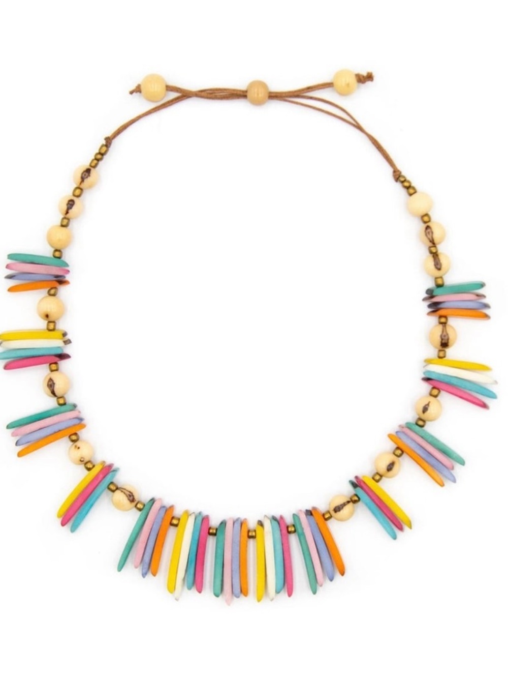 Tagua Bib Necklace